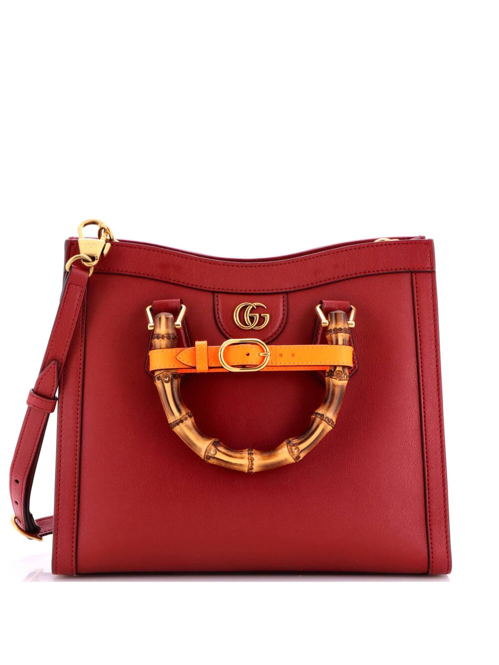 Gucci Diana Nm Bamboo Handle Tote #383004G23B